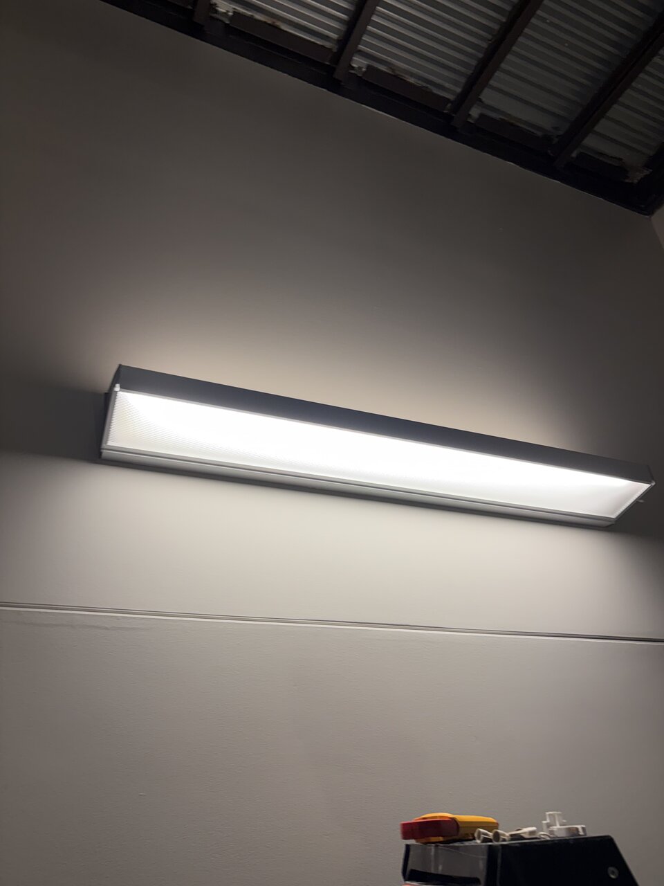 Office building lighting after